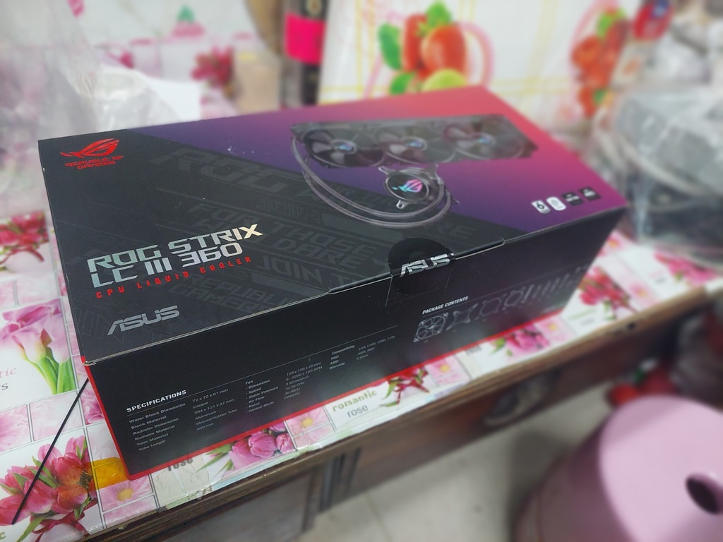 ASUS ROG STRIX LC III 360 일체형 수냉 CPU 쿨러 