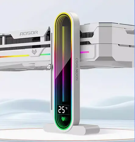 ARGB Real-time Temperature Display Graphics Card Bracket